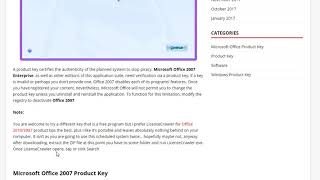 Ms office 2007 download with key